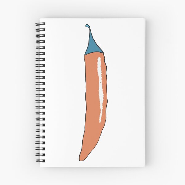 Item preview, Chilli 4 - Bold Minimalist Chilli Pepper Art (Sunset Orange Edition) designed and sold by iampaulmorris.