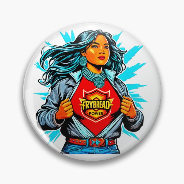 Item preview, SUPER WOMAN FRYBREAD POWER designed and sold by NativeGraffix.