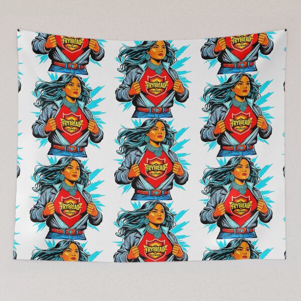 Item preview, SUPER WOMAN FRYBREAD POWER designed and sold by NativeGraffix.