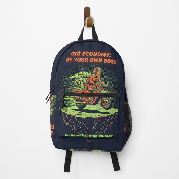 Item preview, Retro-Futuristic Gig Economy Satire with Dystopian Sci-Fi Humor designed and sold by SavinMercantile.