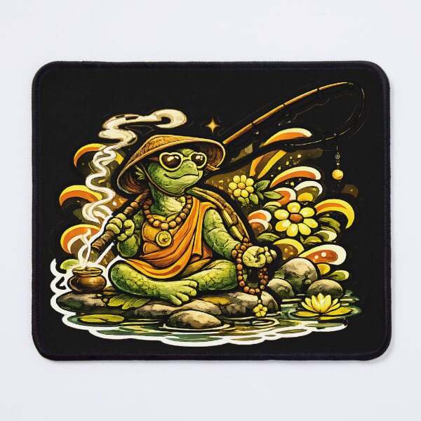 Item preview, Zen Turtle Angler Meditation Fishing designed and sold by EimSol.