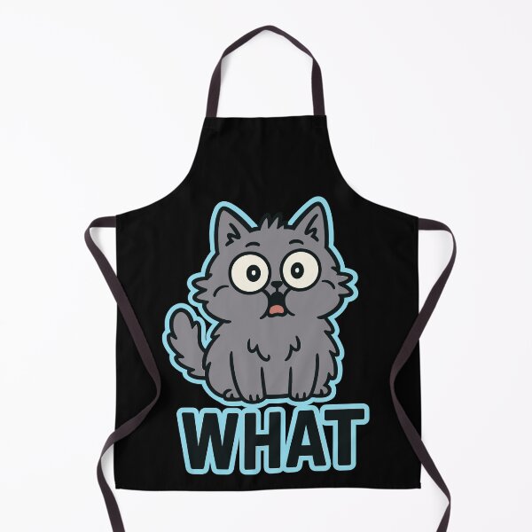 Item preview, WHAT Cat Shirt – Confused Wide-Eyed Cat Meme Tee designed and sold by WhiskerlyGfx.