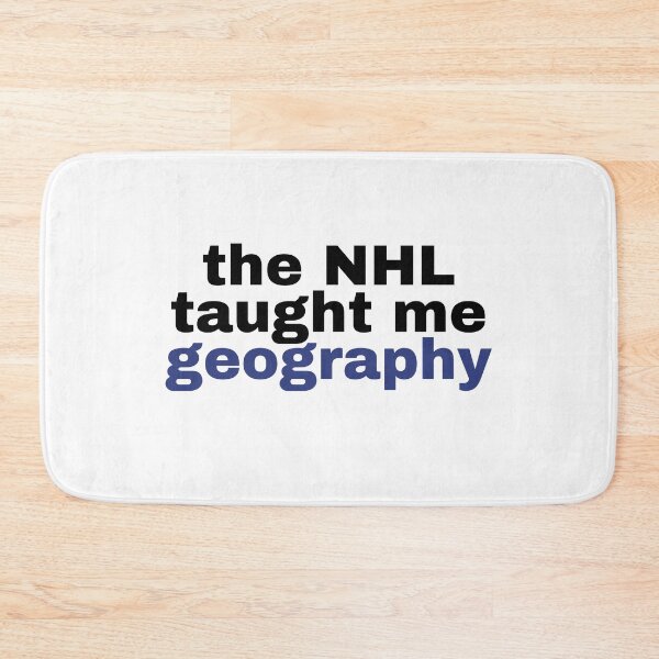 Item preview, the NHL taught me geography designed and sold by pin3tree603.
