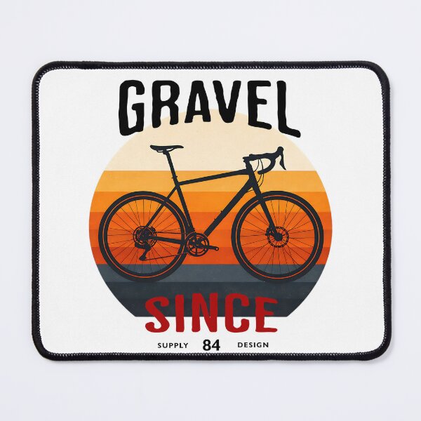 Item preview, Gravel Since 1984 Retro Gravel Bike T-Shirt Design designed and sold by Qbi Cycle & Co. – Cycling Apparel & Accessories.