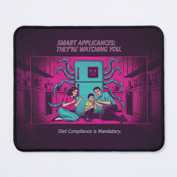 Item preview, Retro-Futuristic Smart Home Surveillance Satire designed and sold by SavinMercantile.