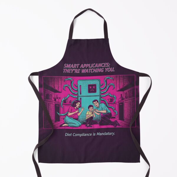Item preview, Retro-Futuristic Smart Home Surveillance Satire designed and sold by SavinMercantile.