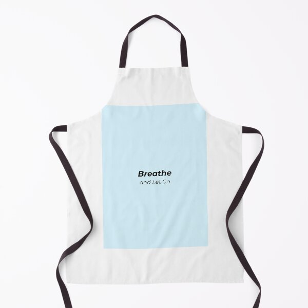 Item preview, Breathe And Let It Go | Calming Minimal Quote on Blue Background designed and sold by byRose&Shine.