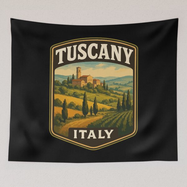 Item preview, Tuscany Italy Europe Vintage designed and sold by TomFrontierArt.