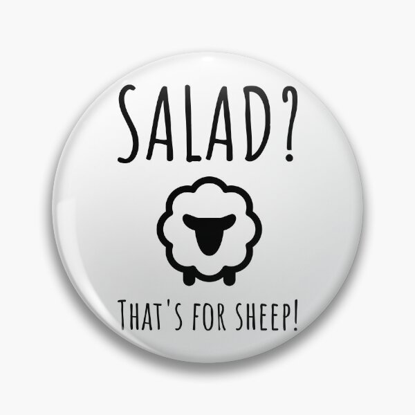 Item preview, Salad? That's for Sheep! designed and sold by FatBear Designs.