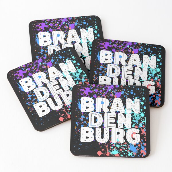 Item preview, Brandenburg Street Art Design. Colorful Graffiti Splash Motif designed and sold by lang-popart.