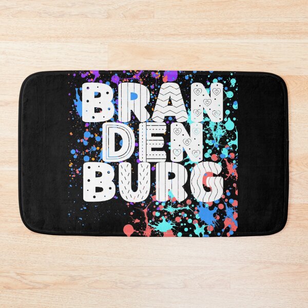 Item preview, Brandenburg Street Art Design. Colorful Graffiti Splash Motif designed and sold by lang-popart.