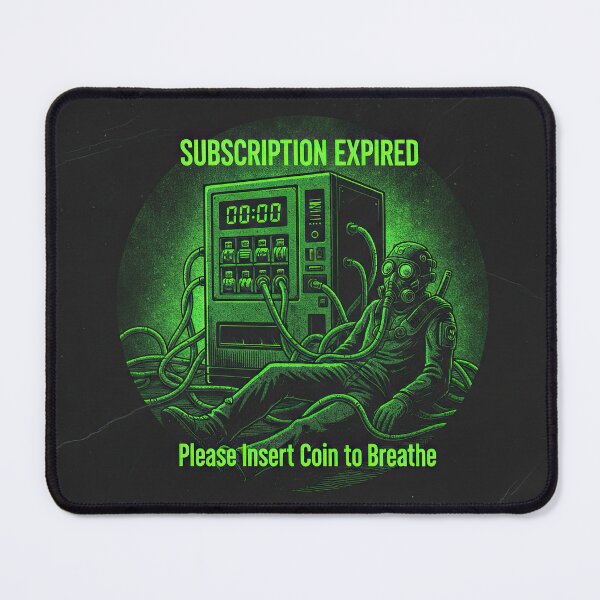 Item preview, Retro-Futuristic Subscription Economy Dystopian Satire designed and sold by SavinMercantile.
