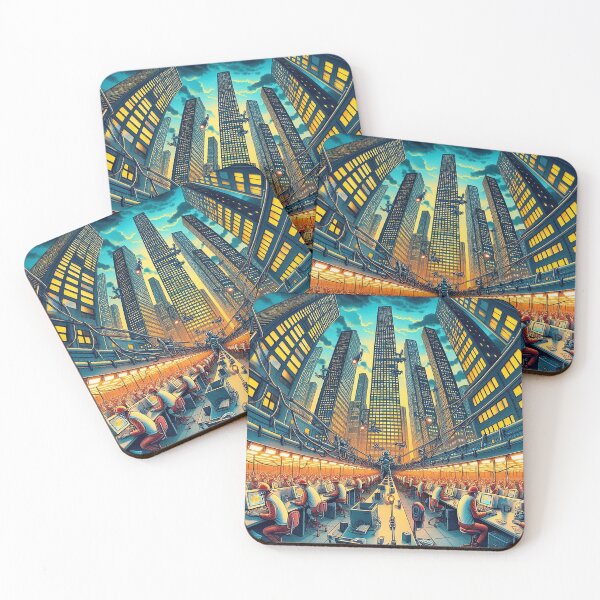Item preview, Corporate America - Cities Of Labor designed and sold by nikkolaus.