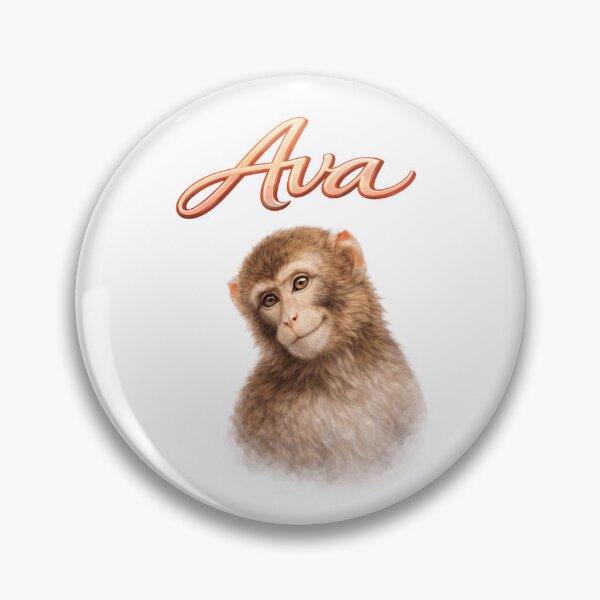 Item preview, Ava Monkey Zodiac — Intelligence and Playful Spirit of the Chinese Monkey designed and sold by AlexLineArt.