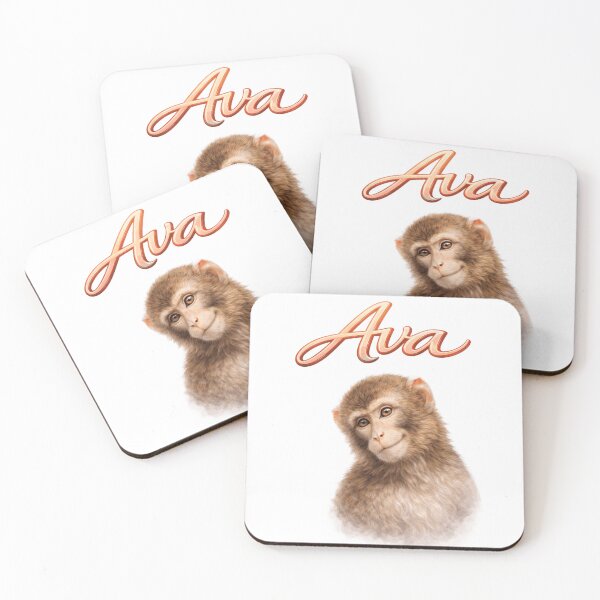 Item preview, Ava Monkey Zodiac — Intelligence and Playful Spirit of the Chinese Monkey designed and sold by AlexLineArt.