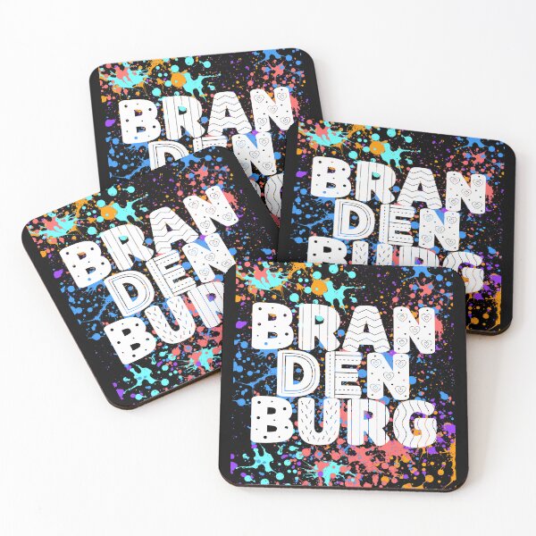 Item preview, Brandenburg Street Art Design. Colorful Graffiti Splash Motif designed and sold by lang-popart.