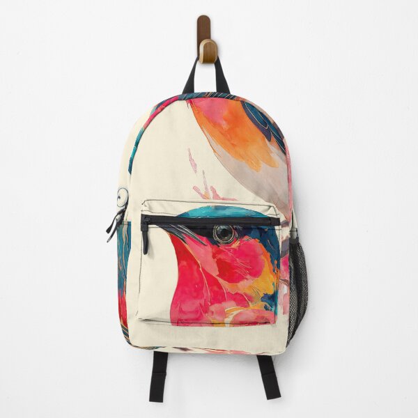 Item preview, Crimson Sunbird Tropical Bloom Perch designed and sold by ForeverPrintsOK.