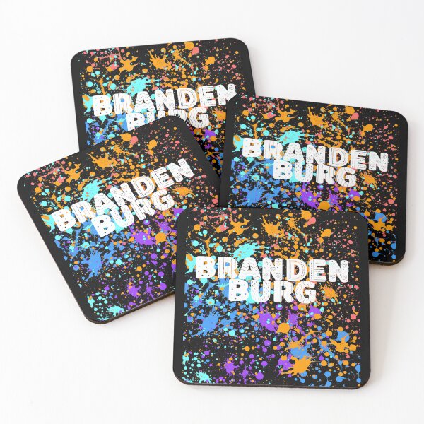 Item preview, Brandenburg Street Art Design. Colorful Graffiti Splash Motif designed and sold by lang-popart.