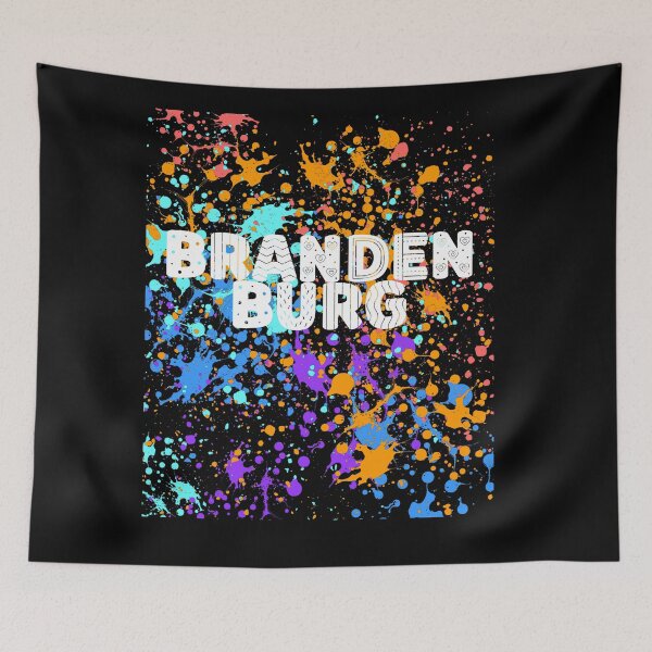 Item preview, Brandenburg Street Art Design. Colorful Graffiti Splash Motif designed and sold by lang-popart.