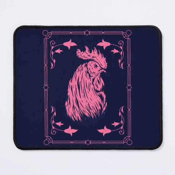 Item preview, Rustic Style Pink Rooster with Ornamental Border designed and sold by Gunners Inspirations.