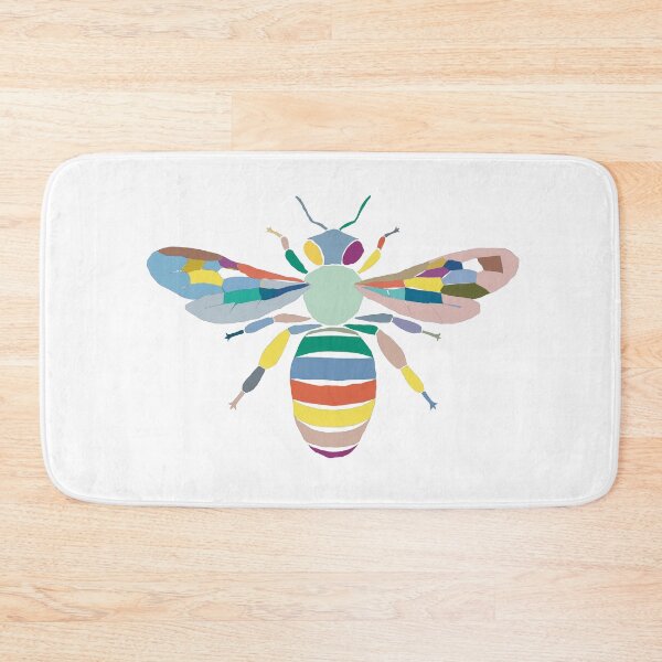 Item preview, Bee Sticker — Minimalist Nature Art designed and sold by iampaulmorris.