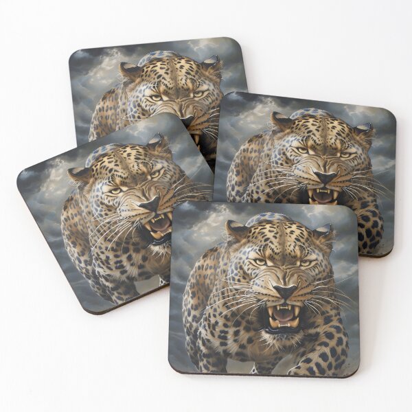 Item preview, Leopard. A wild force of nature. designed and sold by MyHappyArtShop.