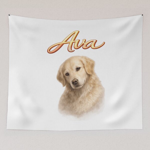 Item preview, Ava Dog Zodiac — Loyalty and Honest Spirit of the Chinese Dog designed and sold by AlexLineArt.