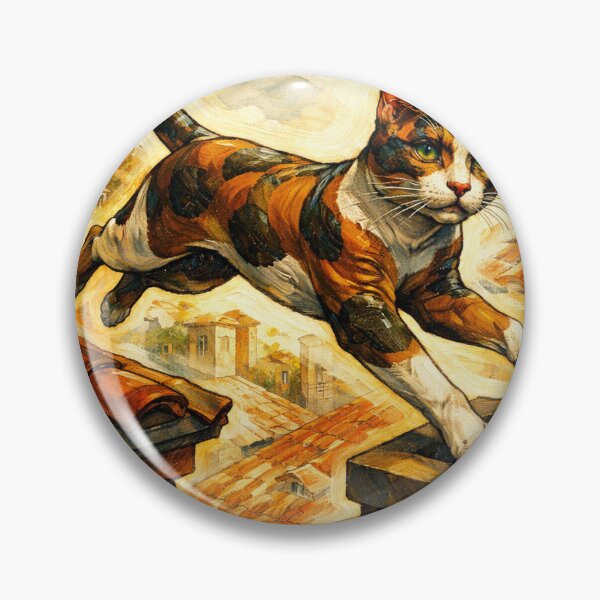 Item preview, Cat Leap Between Rooftops designed and sold by DrizzyV.