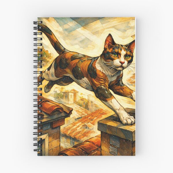 Item preview, Cat Leap Between Rooftops designed and sold by DrizzyV.