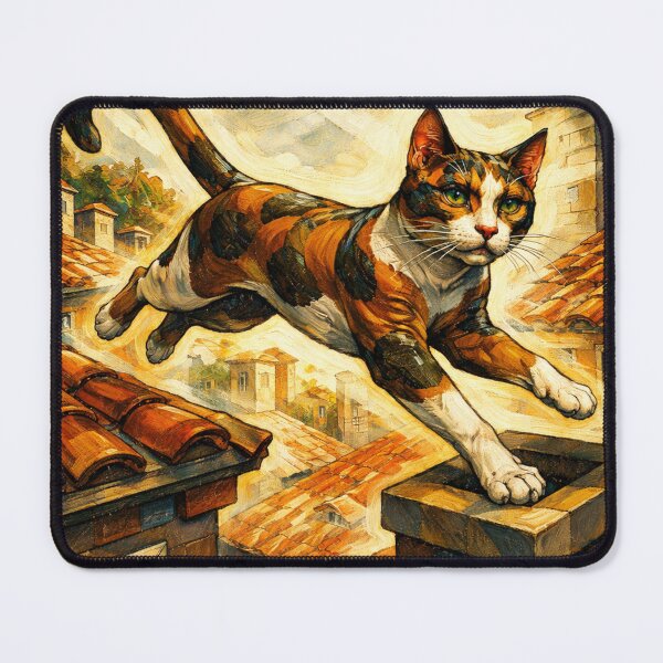Item preview, Cat Leap Between Rooftops designed and sold by DrizzyV.