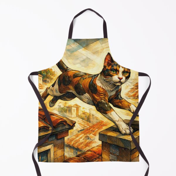 Item preview, Cat Leap Between Rooftops designed and sold by DrizzyV.