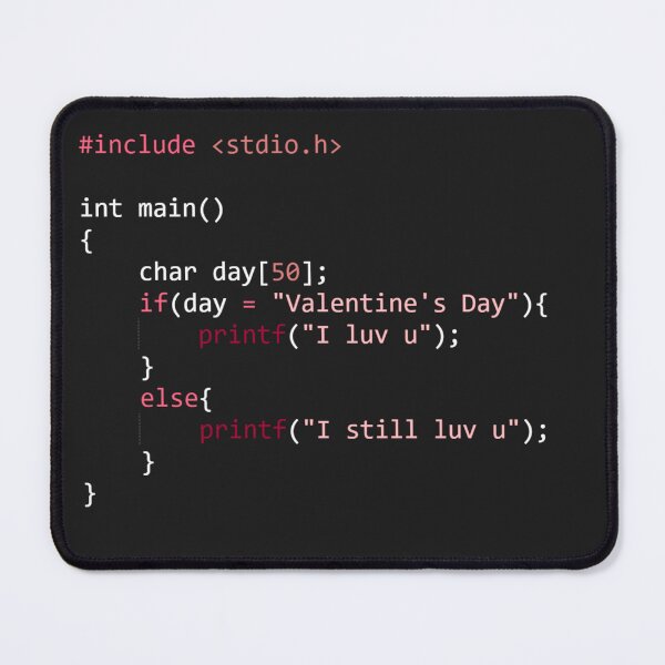 Item preview, C Programming Love Code - Conditional Love (I Still Luv U) designed and sold by LuvTech.