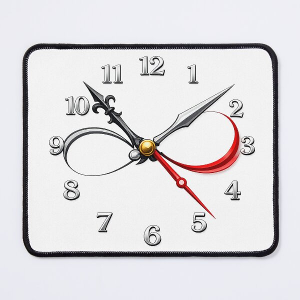 Item preview, Abstract Time in Motion – Elegant Clock Hands Art” designed and sold by Fabrifrank.
