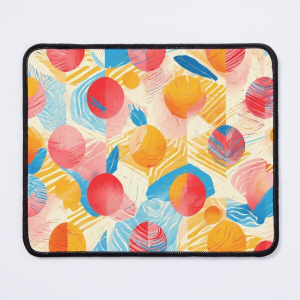 Item preview, The Intricate Dance of Circles and Feathers in Vivid Harmony designed and sold by Virtuals1.