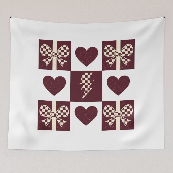 Item preview, Retro Checkered Valentine's, Coquette Valentines, Retro Valentine's Day, Valentines Love, Valentine's Bow  designed and sold by DesignDenDo ⭐⭐⭐⭐⭐.