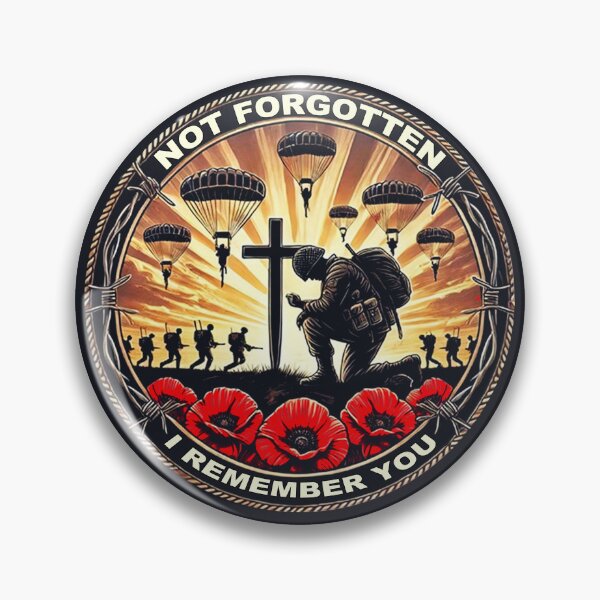Item preview, Not Forgotten; Veteran; Memorial Day; designed and sold by StickerApe.