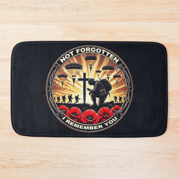 Item preview, Not Forgotten; Veteran; Memorial Day; designed and sold by StickerApe.