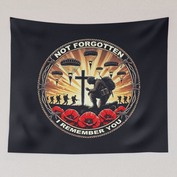 Item preview, Not Forgotten; Veteran; Memorial Day; designed and sold by StickerApe.