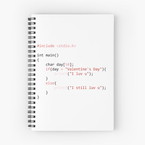 Item preview, C Programming Love Code - Conditional Love (I Still Luv U) designed and sold by LuvTech.