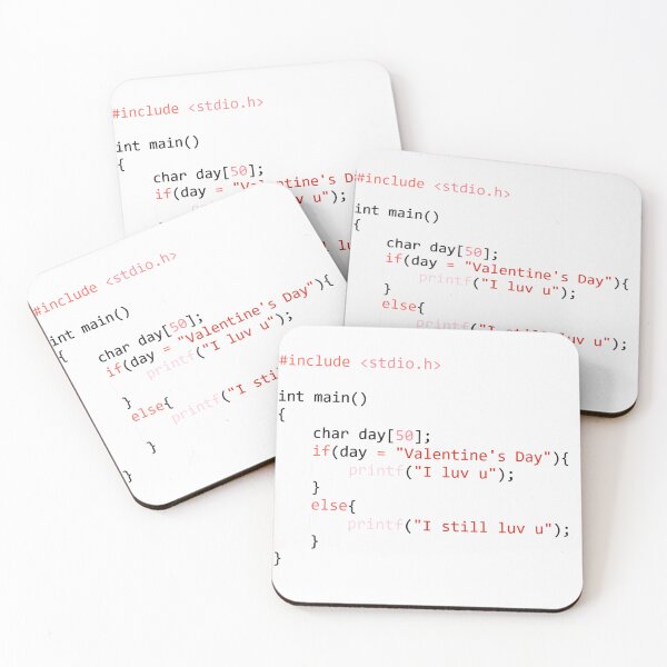 Item preview, C Programming Love Code - Conditional Love (I Still Luv U) designed and sold by LuvTech.