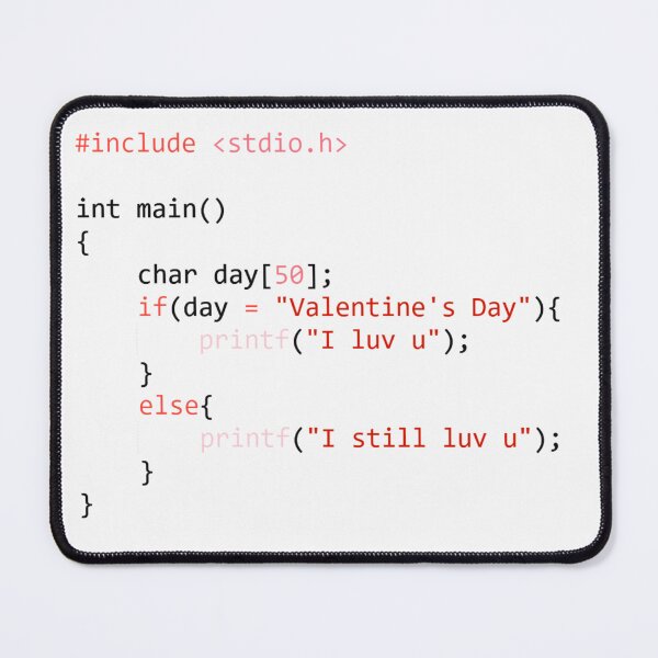 Item preview, C Programming Love Code - Conditional Love (I Still Luv U) designed and sold by LuvTech.