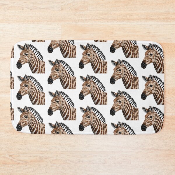 Item preview, Hybrid Stripe – Zebra with Giraffe Pattern Portrait designed and sold by FerryFineArt.