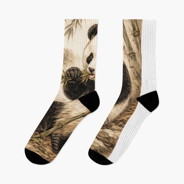 Item preview, Serene Panda among Bamboo – Xieyi Yuan designed and sold by DrizzyV.