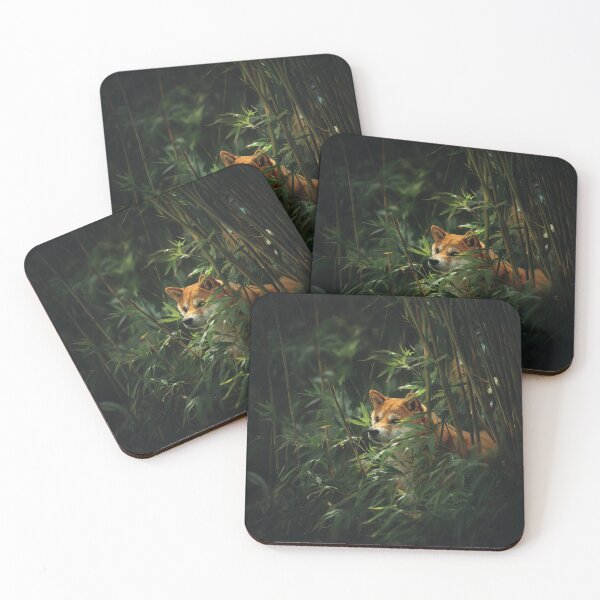 Item preview, A curious Shiba Inu exploring a bamboo forest, Dogs in Motion designed and sold by CDC40.