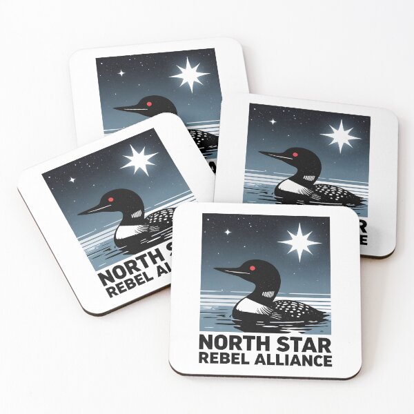 Item preview, Minnesota Rebel North Star Rebel Alliance Loon Art designed and sold by Uglyandcute.