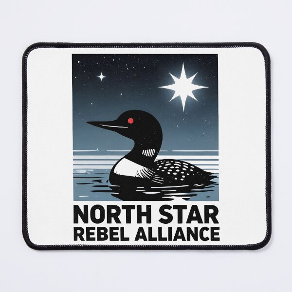 Item preview, Minnesota Rebel North Star Rebel Alliance Loon Art designed and sold by Uglyandcute.