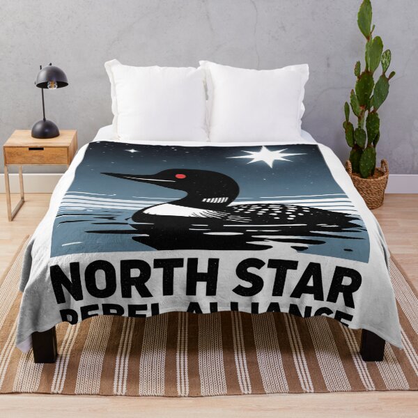 Item preview, Minnesota Rebel North Star Rebel Alliance Loon Art designed and sold by Uglyandcute.