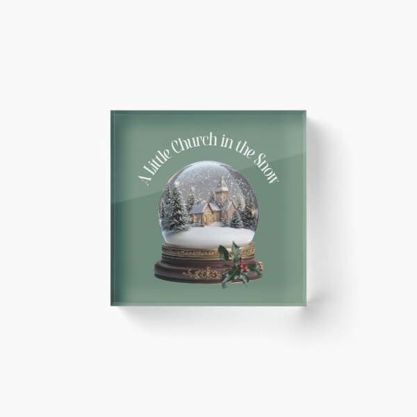 Item preview, A Little Church in the Snow Christmas designed and sold by Sachie's Studio.