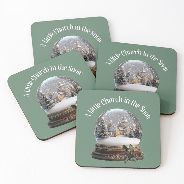 Item preview, A Little Church in the Snow Christmas designed and sold by Sachie's Studio.