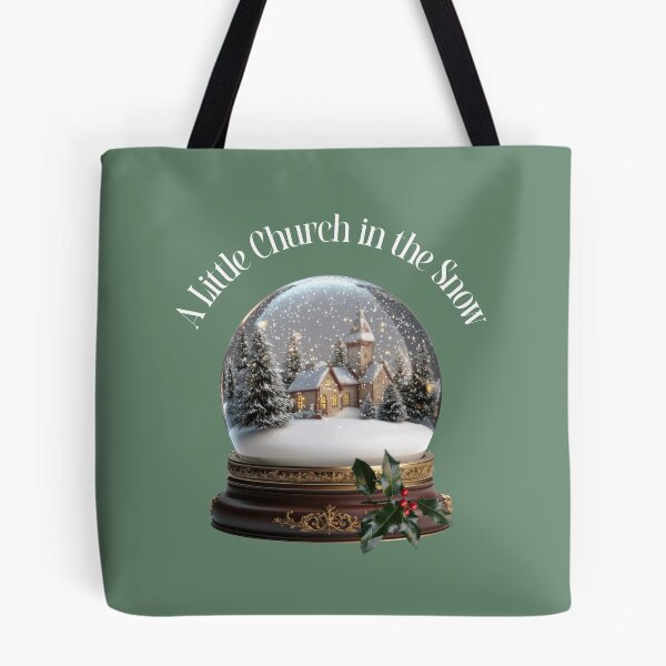 Item preview, A Little Church in the Snow Christmas designed and sold by Sachie's Studio.